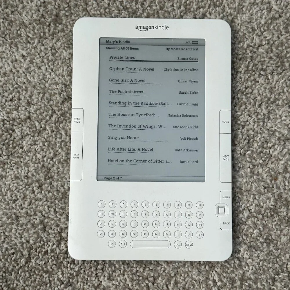 amazon kindle 2nd gen model d00701 📚 2gb